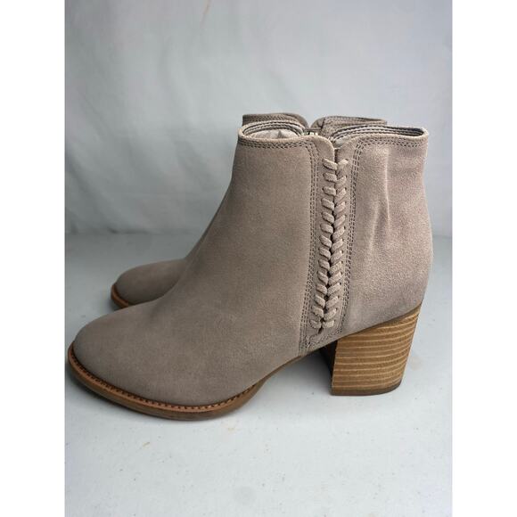 Blondo Womens Waterproof Gray Ankle Booties Chunky Heel Western Country Size 8.5 - Picture 7 of 16